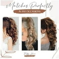 thumbnail image 4 of Ponytail Bump It UP Volume Inserts Lightweight Hair Styling Tool with Elastic Band, Create Full Bodied Hair in Seconds for Any Occasions, 4 of 8