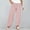 Pink, variant on Women's New Thin Elastic Loose Large Size Korean Version of Everything Long Trousers Casual Trousers Haren, Black, L