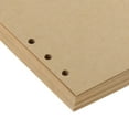 thumbnail image 4 of 2 x 80 hojas de papel kraft recargables para carpetas de cuadernos, tamaño A6, 6 agujeros 4 piezas, 4 of 8