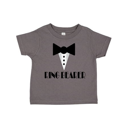 

Inktastic Ringbearer Mock Tux Wedding Tuxedo Gift Toddler Boy Girl T-Shirt