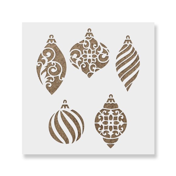 Ornements de Noël Stencil - Pochoirs de Noël DIY Parfaits pour Panneaux en Bois et Décorations