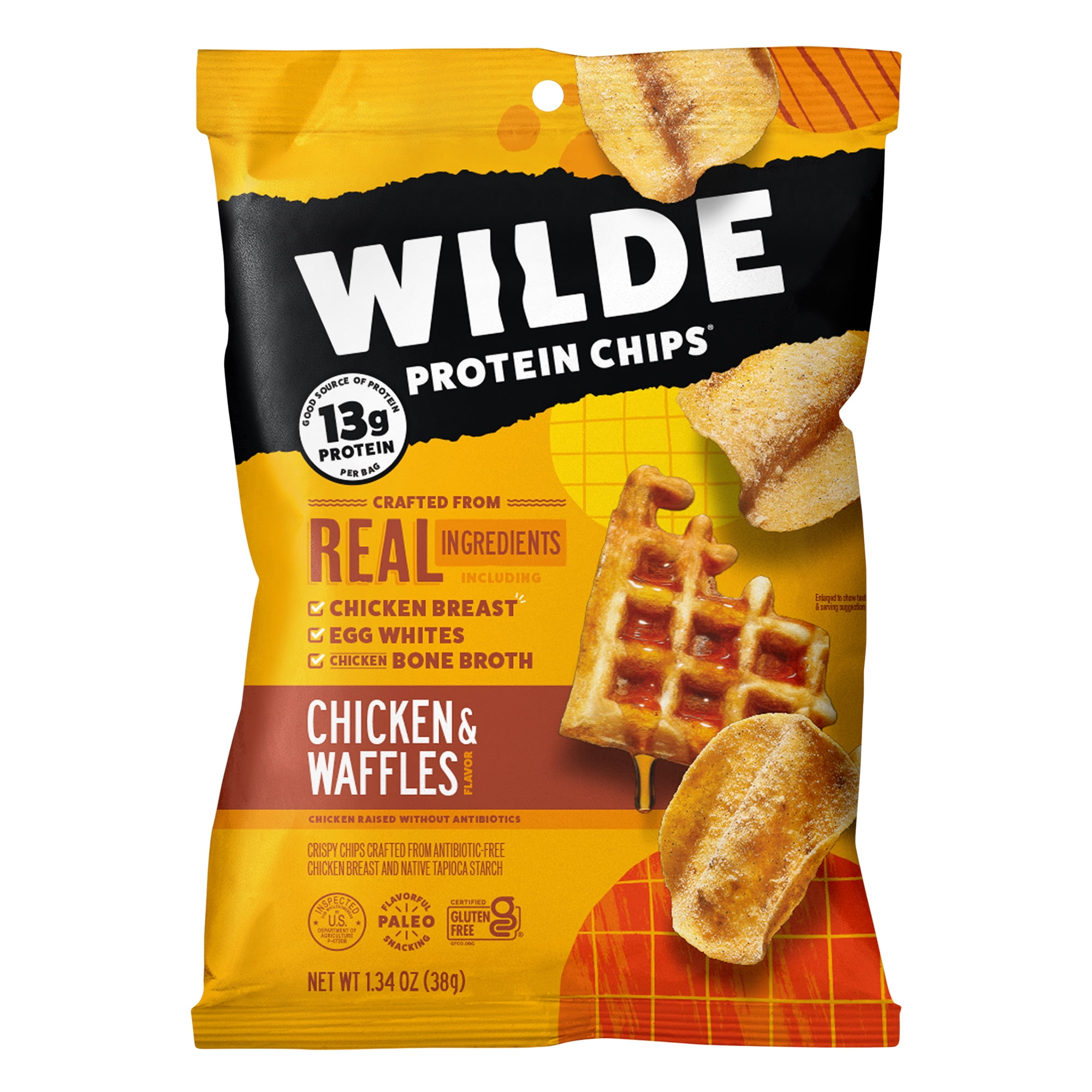 WILDE Protein Chips Chicken & Waffles 1.34oz