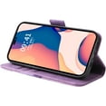 thumbnail image 3 of iPhone 14 Pro Wallet Case,PU Leather Folio Kickstand Card Slots Cover for iPhone 14 Pro,Book Folding Flip Case with Detachable Wrist Strap,Protective Cover for iPhone 14 Pro,Purple, 3 of 14