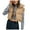 Khaki, variant on Niaviben Puffy Vest Women Cropped Puffer Vest Warm Vest for Women Sleeveless Vest Womens Winter Coat Jackets for Women Trendy Women Shirts Casual Army Green L