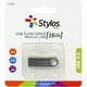 thumbnail image 1 of Unidad Flash USB 2.0 Stylos STMUSB2B de 16 GB. Color Plata. Stylos STMUSB2B, 1 of 3
