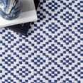 thumbnail image 4 of nuLOOM Natalie Diamond Trellis Runner Rug, 2' 6" x 8', Navy, 4 of 4