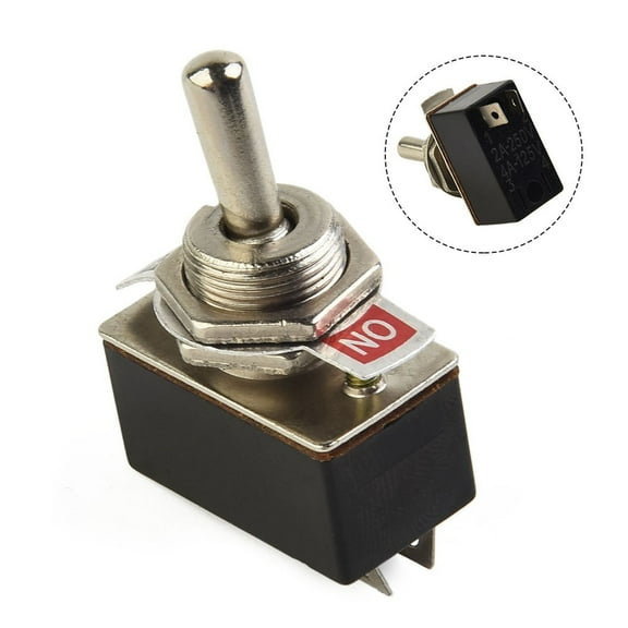 1pc 6A 250VAC Mini Toggle Switch On-Off -2 Position SPST 2-pin Rocker Switch