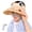Khaki, variant on Kids USB Powered Fan Sun Hat, Cartoon Frog Wide Brim UPF 50+ Cooling Hat with Charging Cable, Breathable Outdoor Hat for Boys 4-12 Years Old