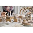 thumbnail image 3 of Hoptimist Bunny Wobble Figurine, Latte, Home Decor Ornament - Danish Design, Plastic W/Metal Spring, Small- Creates Cheerful Movement, 3 of 5