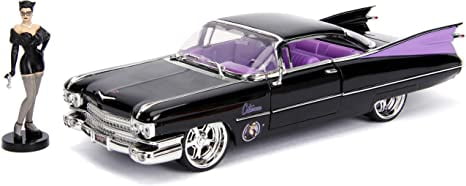 1:24 dc Bombshells 1959 Cadillac Coupe Catwoman personaje DIECAST metal jada Toys 