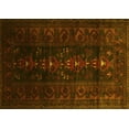 thumbnail image 1 of Ahgly Company Machine Washable Indoor Rectangle Persian Yellow Traditional Area Rugs, 8' x 10', 1 of 4