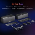 thumbnail image 6 of Domars AR Smart Glasses, 150" 1080P Micro-OLED Display, 16MP Camera, Android 14, 8G+128G, 36° FOV, Light Waveguide Lens for Streaming & Office AR Smart Glasses, 6 of 9