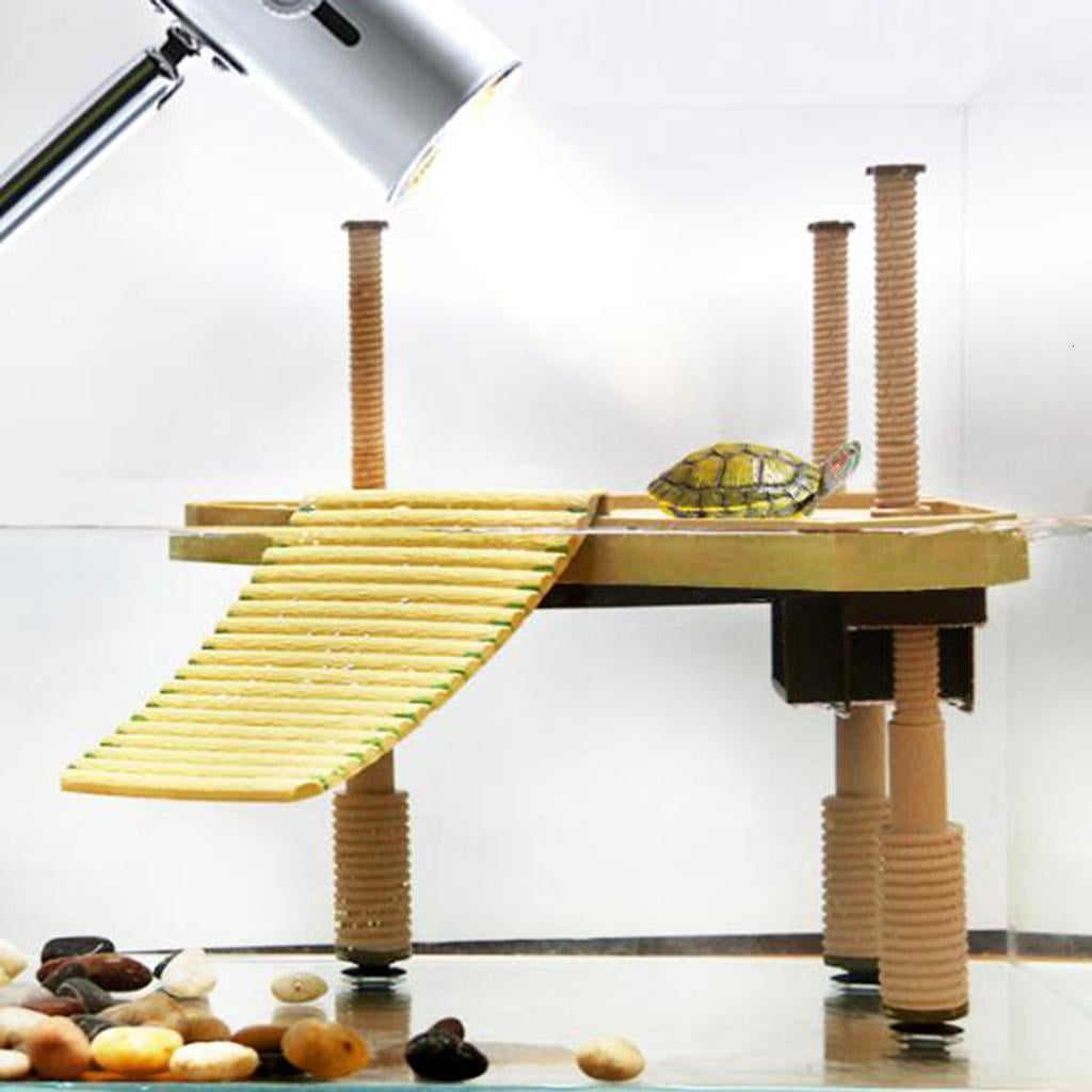 Giaone Pet Small Platform for Turtle Basking Stand for Play Climbing Toys for Re