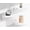 White, variant on ANHXN Small Floating Shelves Mini Shelves Hanging Display Wall Shelf for Bathroom Livingroom Bedroom Types of Installation, Great for Room Decor
