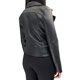 thumbnail image 3 of Chamarra de piel negra estilo cruzada para dama Castelli Leather Authentic Elizabeth Biker cruzado, 3 of 4