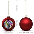 thumbnail image 2 of My Hero Academia Christmas Balls Sparkling Christmas Tree Hanging Ornaments Party Home Decor Xmas Christmas Gifts, 2 of 8