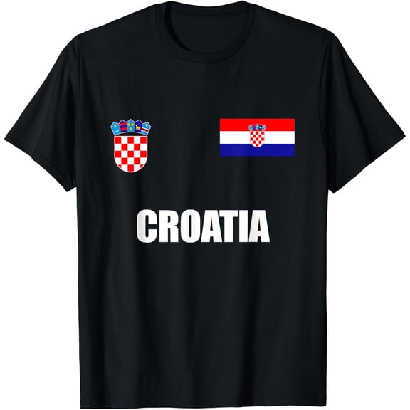 t-shirt Croatia Soccer Football Team 2018 T Shirt Jersey mens,black,women,funny,journey,Crew Neck, Short Sleeve,custom clothing patterns.gift
