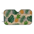 thumbnail image 7 of Balery Pineapples Palm Leaves Windshield Sun Shade, Car Front Window Sunshade Cover ,Automotive Interior Portected Blocks Uv Rays For Car Pickup Truck Suv Accessories- Small, 7 of 7