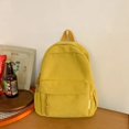 thumbnail image 4 of Mochilas informales de hilo de coser con compartimento interior sólido, gran capacidad, 2024, bolsos de venta caliente para mujeres, mochilas de nailon con cremallera, 4 of 5