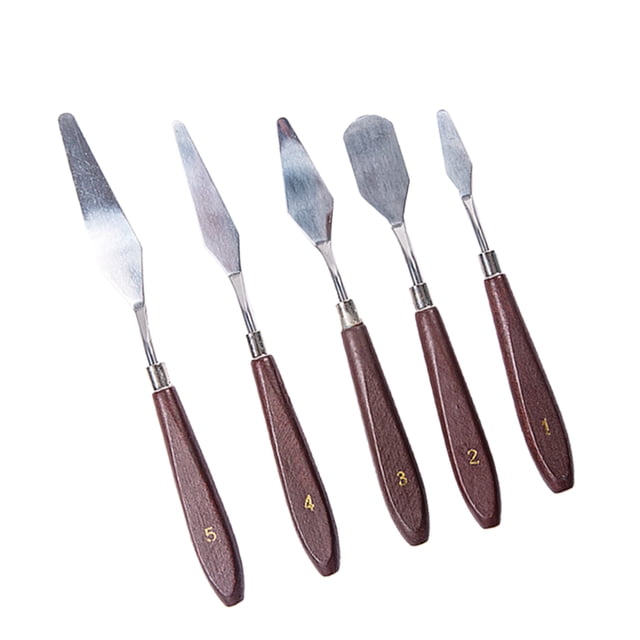 Set de 5 Piezas Cuchillos Pintura Sunnimix Espátula de paleta de pintura al óleo