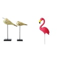 thumbnail image 1 of Estatuas de pájaros,Estatuas de pájaros de madera,decoración del hogar,decoraciones de pájaros,Estatua de estaca de jardín,Adorno de flamenco para jardín,patio,porche,Estatua de, 1 of 8