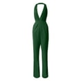 thumbnail image 1 of TSADFHJI Knit Skirts for Women Short Solid Color Jumpsuit Straight Pants Simple and Exquisite Design L Green, 1 of 3