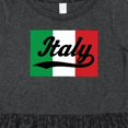 thumbnail image 4 of Inktastic Italy Flag Girls Toddler Dress, 4 of 5