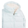 thumbnail image 5 of THE NORTH FACE Moondoggy Hoodie Kids Jacket Ice Blue/Gardenia White Sz XL, 5 of 7