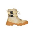 thumbnail image 2 of Women Buckled Lace-Up Lug Flatform Utility Combat Boot 18353, 2 of 6