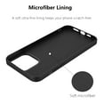 thumbnail image 6 of For iPhone14 Plus Phone Case, Ebizware Shockproof Liquid Silicone Case Military Grade Protective Rugged Rubber Slim Cover with Microfiber Lining for iPhone14 Plus (Black), 6 of 8