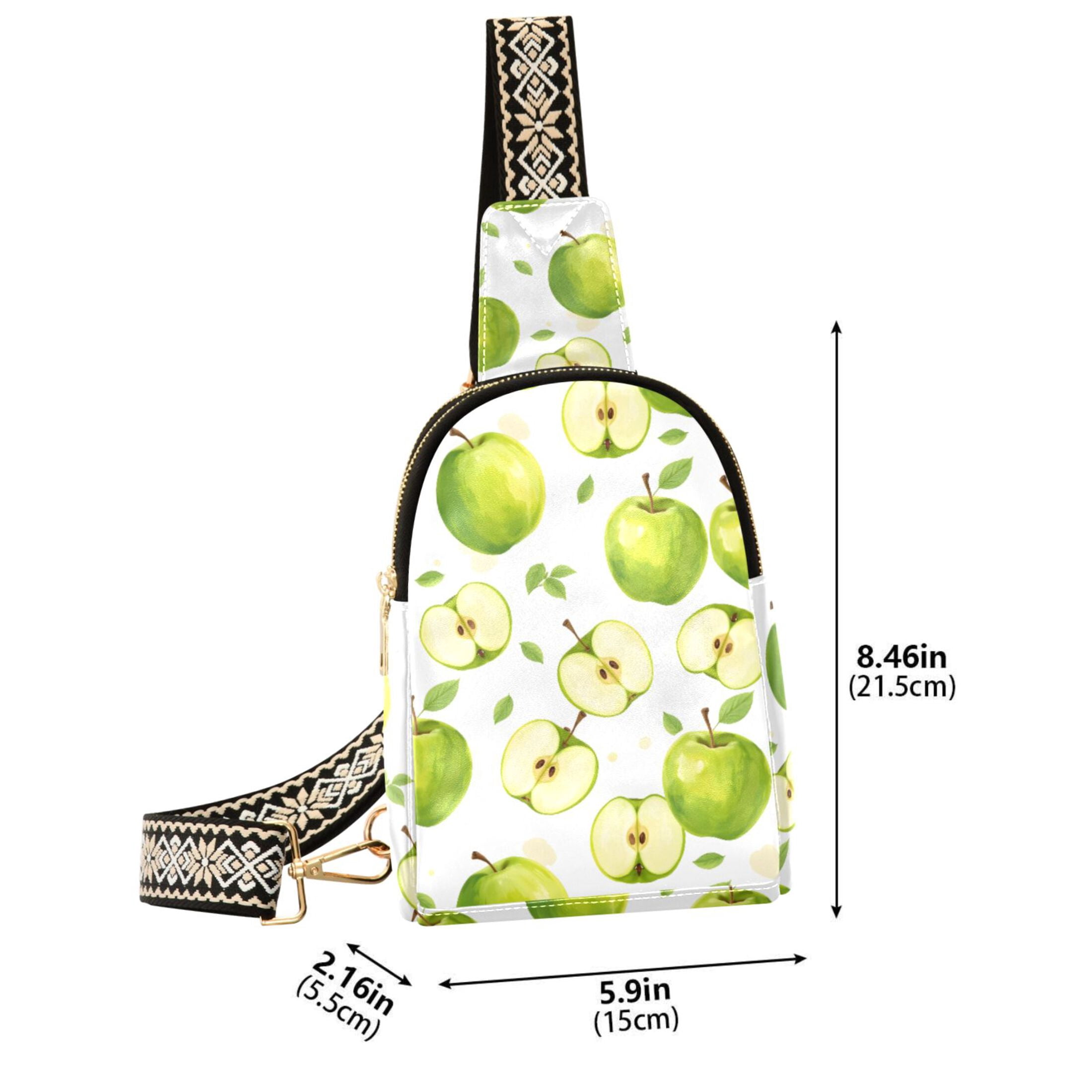 ALAZA Apples Sling Bag for Women Men Waterproof Crossbody Chest Bags