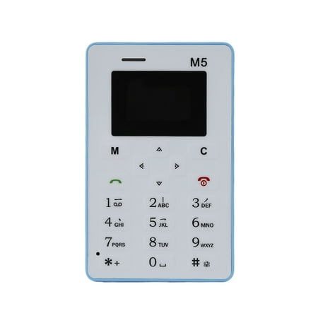 - Original Incoming Call Vibration Function 1inch Led Screen Ultra Thin Card Pocket Mini Mobile Phone Dual Band Low Radiation for Kids