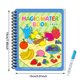 thumbnail image 2 of Upliftjoys Libro De Agua Libro De Pintura Con Agua Pintar Con Libros De Agua Libro De Colorear Con Agua Reutilizable Para Niños Pequeños Kits De Aprendizaje Educativo Libros Para Colorear Con A, 2 of 3