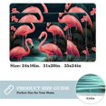 thumbnail image 2 of Flamingo Polyester Non-Slip Machine Washable Area Rugs for Office Floor, 2 of 6