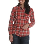 Women's Casual Long Sleeve Knit Fleece Shirt