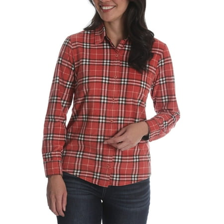 Women's Casual Long Sleeve Knit Fleece Shirt