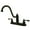 Oil Rubbed Bronze, variant on Kingston KB1111BLLS Heritage Two-Handle 3-Hole 8" Centerset Kitchen Faucet in Polished Chrome