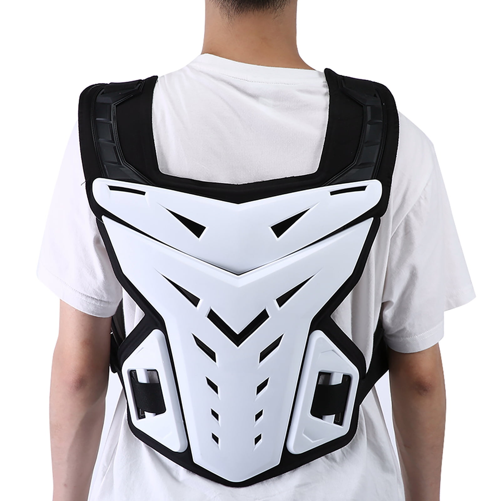 Gilet De Moto, Gilet De Protection Pour Le Corps, Résistant Aux Chocs, Respirant, Protection Dorsale Pour L'équitation, Les Sports De Plein Air, Le Motocross Et La Course (noir