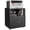 Black, variant on Studyset 3D Printer Cabinet on Wheels with Doors, Printer Stand with Storage, Copier Printer Cabinet with 2 Doors Mobile Metal File Cabinet with Open Storage Shelf for Letter/Legal/A4 Size Files