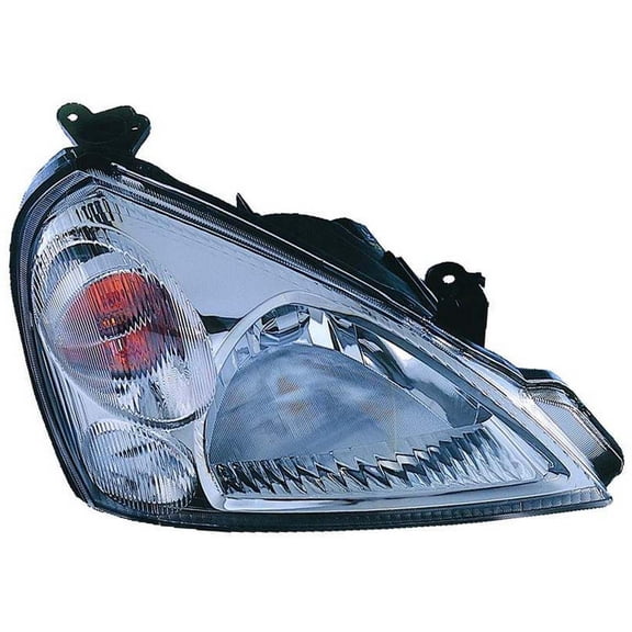 KAI New Standard Replacement Passenger Side Headlight Lens And Housing, Fits 2002-2007 Suzuki Aerio
