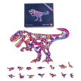 thumbnail image 4 of XWSHYW Juguetes para Niños Pequeños Dinosaurio Alien Puzzle Irregular Tridimensional Rompecabezas de Madera Juguete, 4 of 6