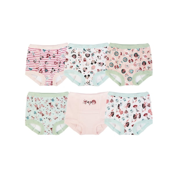 DISNEY100 Toddler Girls' Training Pants, 6 Pack, Sizes 2T3T