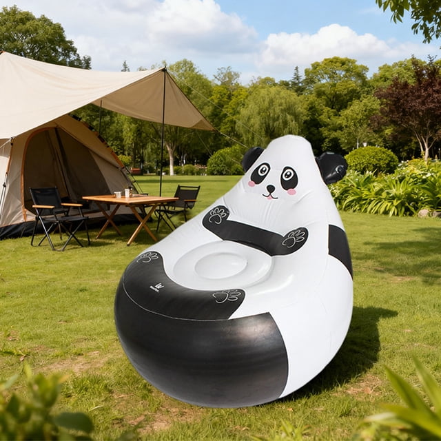 shyuyusa Inflatable Lazy Sofa Portable Lounge Chair Foldable Cushion For Outdoor Indoor Leisure Use