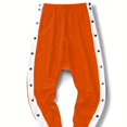 thumbnail image 1 of Bamboohart [Polyester Basketball Pants] Breathable Polyester Men‘s Casual Basketball Pants - Loose Fit  High Split & Snap Buttons  Machine Washable, 1 of 7