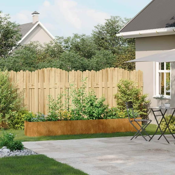 vidaXL Planter Rusty Weathering steel Large Tough Planter