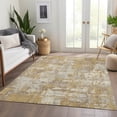 thumbnail image 6 of Addison Rugs Mayfield Premium Machine Washable Transitional Abstract Gold Rectangle Rug, 10' x 14', 6 of 6