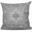 Gray, variant on Simply Daisy 16" x 16" Jodhpur Border 3 Geometric Print Pillow