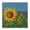 Mellow Sunflower Garden, variant on Stupell Industries Cottage Mellow Sunflower Garden Black Floating Frame Canvas Art, 18 x 18, by David Swanagin