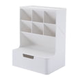 thumbnail image 1 of braveheart Storage Box Multi-layer Desktop Organizer Space-saving Stationery Portable Lightweight Cosmetic Case Desk Storage Rack White Shelf White Drawer White Shelf White Drawer, 1 of 6