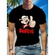 thumbnail image 1 of Popeye Graphic Crew Neck T-Shirt - Casual 100% cotton Knit Tee with Short Sleeves, Slight Stretch & Print Detail - Daily Casual & Weekend Wear for Adults Tee Tee For Adult, Men, Women, Teen, Teenager, 1 of 5